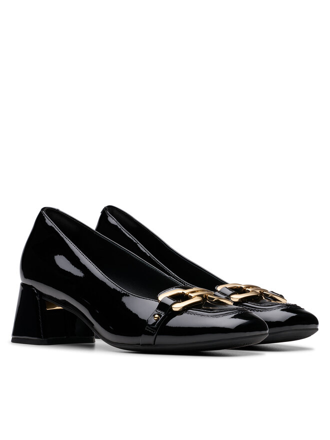 Clarks Czółenka Clarks Nyta45 Court 26181317 Czarny