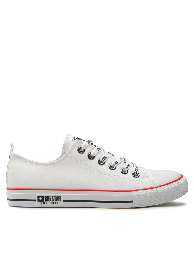 Big Star Shoes Plátěnky Big Star Shoes KK174046 Bílá