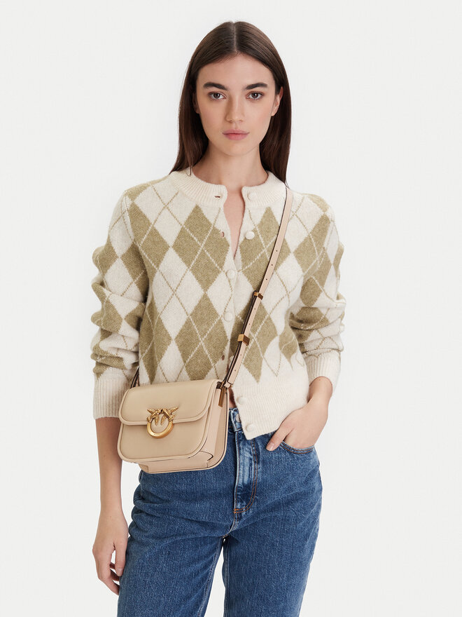 PINKO Τσάντα PINKO Love Box Bag Fl Mini PE 25 PLTT 104297 A26L Μπεζ