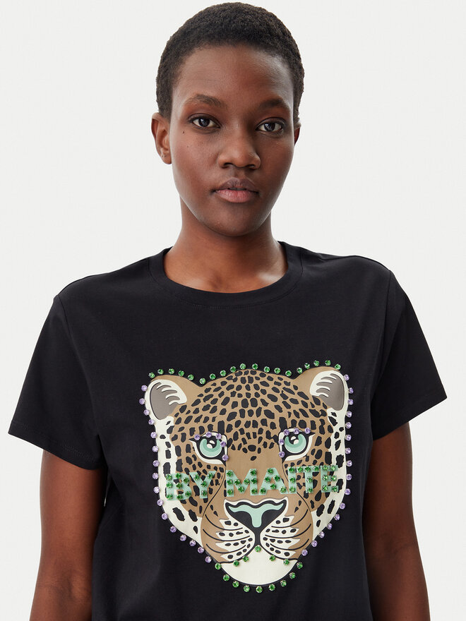 Lola Casademunt by Maite Lola Casademunt by Maite Camiseta MS2515004 Negro Relaxed Fit