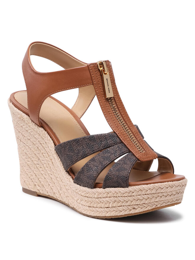 Espadrilles MICHAEL Michael Kors Berkley Wedge 40S1BRMS1B Marron chaussures