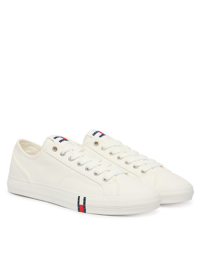 Tommy Jeans Sneakers aus Stoff Tommy Jeans Archive Vulc Y2K EM0EM01674 Weiß