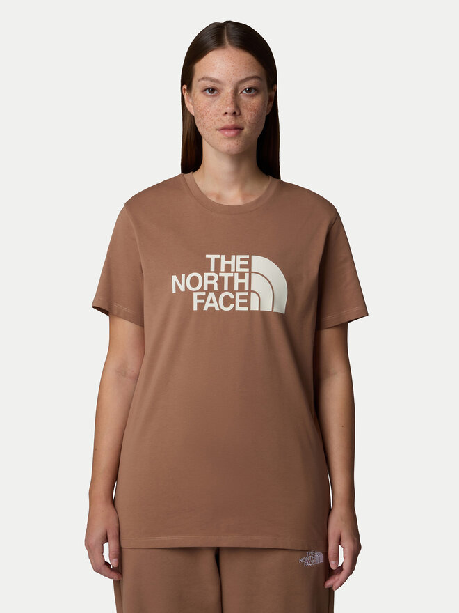 The North Face The North Face Majica Easy NF0A8A6G Rjava Loose Fit