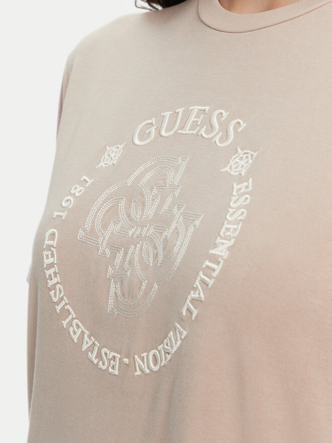 Guess Guess Camiseta V5YI05 KCOA2 Beis Regular Fit