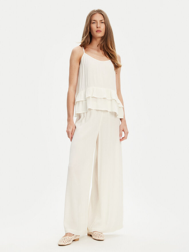 United Colors Of Benetton United Colors Of Benetton Felső 4VW95H00B Ekru Relaxed Fit