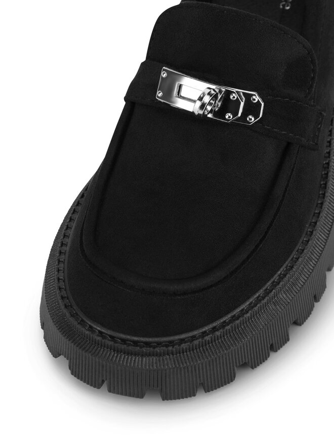 DeeZee Loafersy DeeZee BBT-22663-1 Czarny