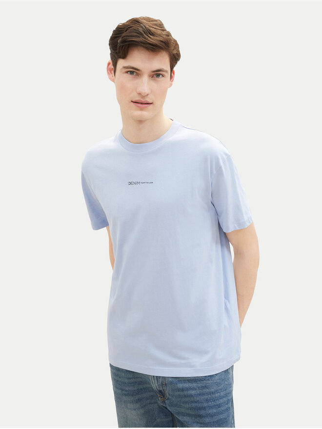 Tom Tailor Denim Tom Tailor Denim Póló 1040880 Kék Relaxed Fit