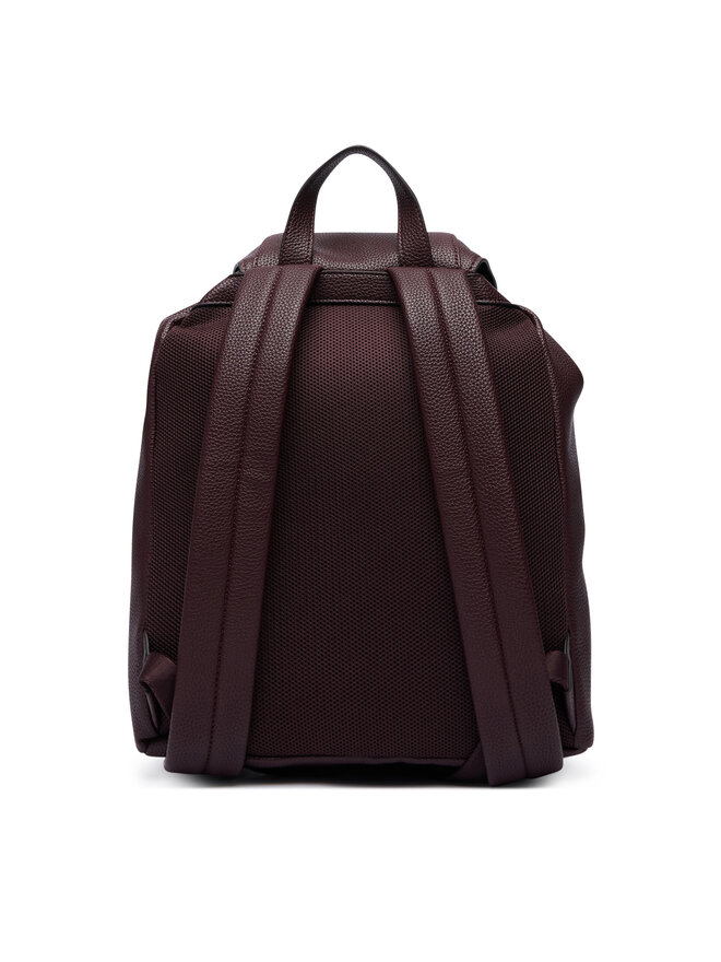 Calvin Klein Rucksack Calvin Klein Weebbing Strap Flap Backpack LV04F3645G Dunkelrot