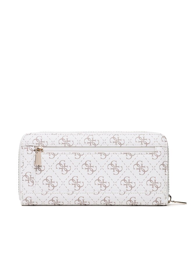 Guess Portafoglio grande da donna Guess Eco Brenton (ESG) Slg SWESG8 39046 Bianco