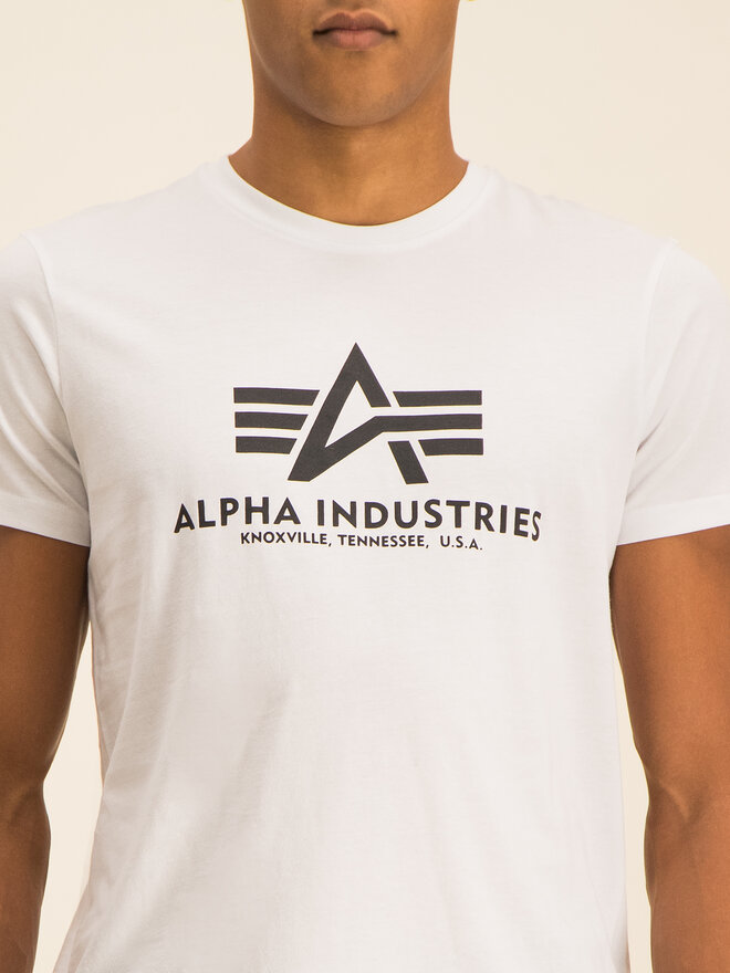 Alpha Industries Alpha Industries T-Shirt Basic 100501 Weiß Regular Fit