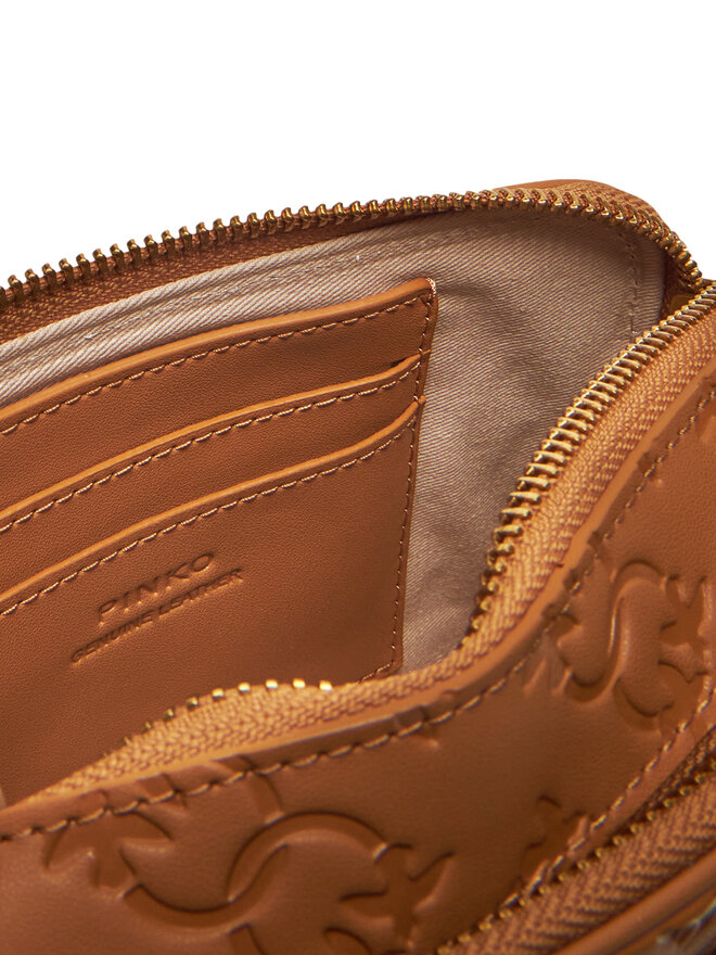 PINKO Handtasche PINKO Camera Bag Mini PE 25 PLTT 104292 A1YB Braun