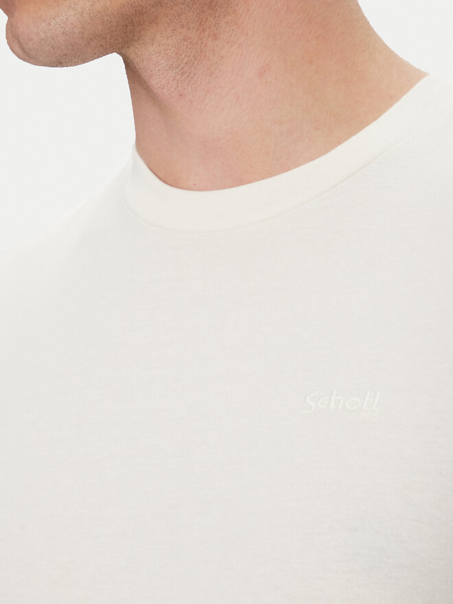 SCHOTT N.Y.C. SCHOTT N.Y.C. Camiseta Tsstuarts Blanco Standard Fit