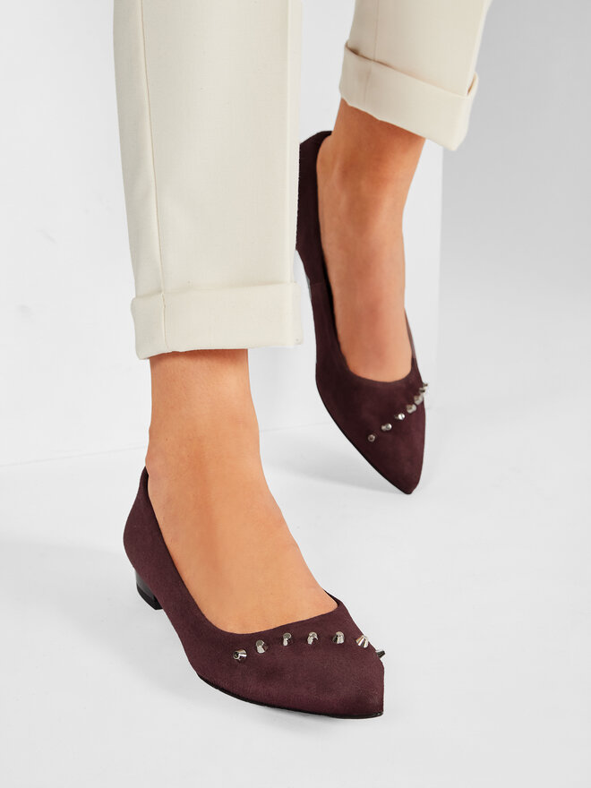 Gino Rossi Ballerinas Gino Rossi Adora DAI638-CN1-0760-7700-0 Dunkelrot