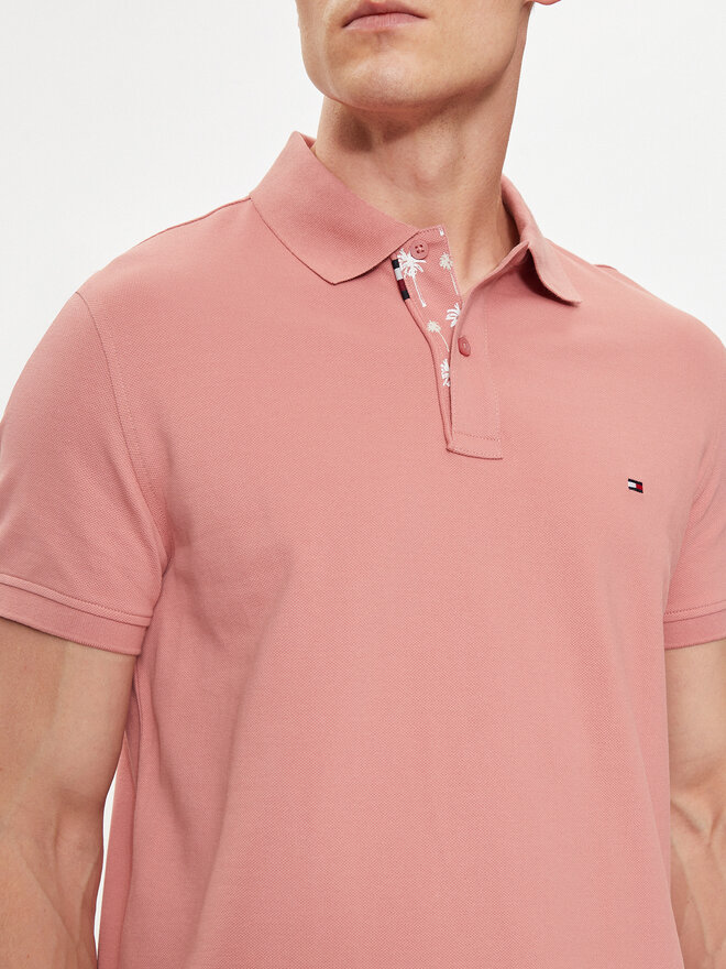 Tommy Hilfiger Tommy Hilfiger Poloshirt Palm Under Collar MW0MW34738 Rosa Regular Fit