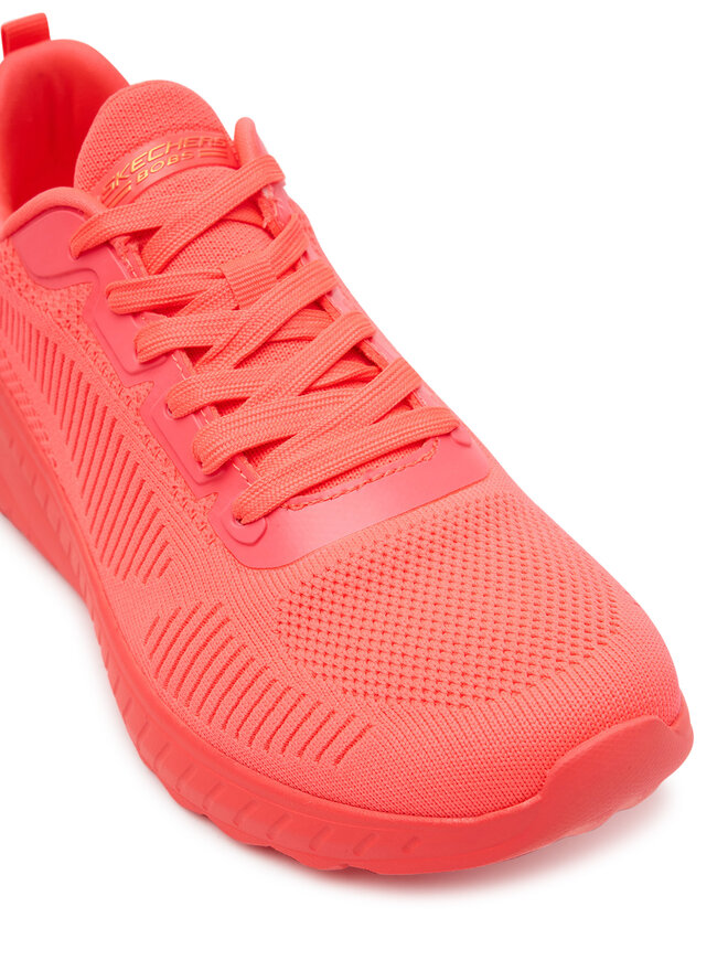 Skechers Sneakersy Skechers Bobs Squad Chaos-Cool Rythms 117216/NCOR Koralowy