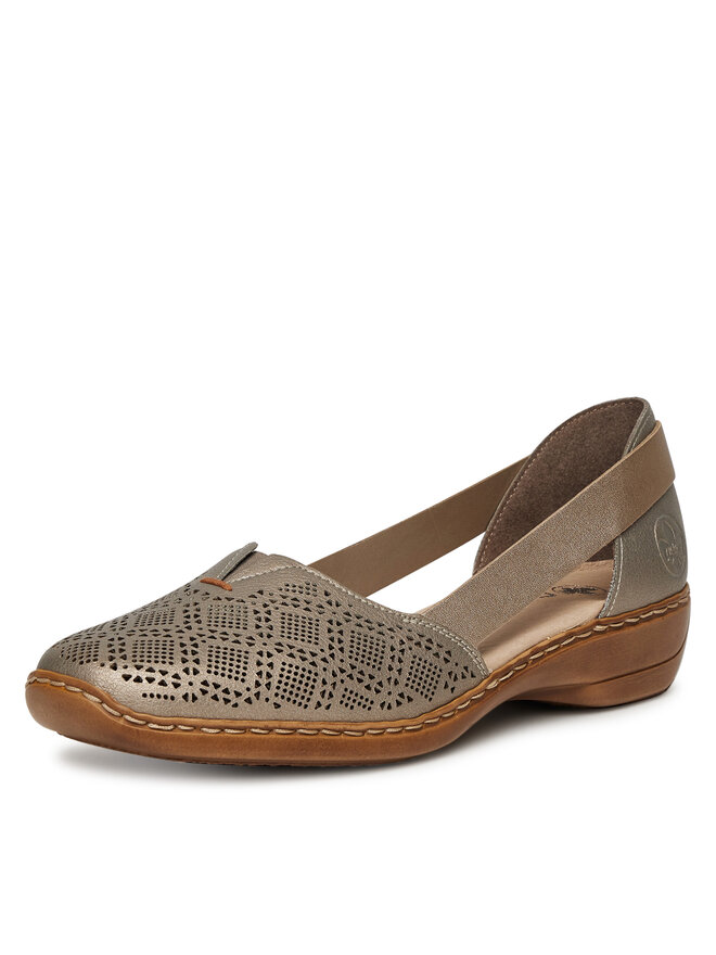 Rieker Pantofi Rieker 41351-90 Bej