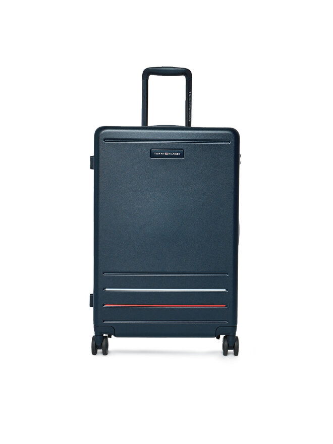 Tommy Hilfiger Среден куфар Tommy Hilfiger AU0AU01974 Черен