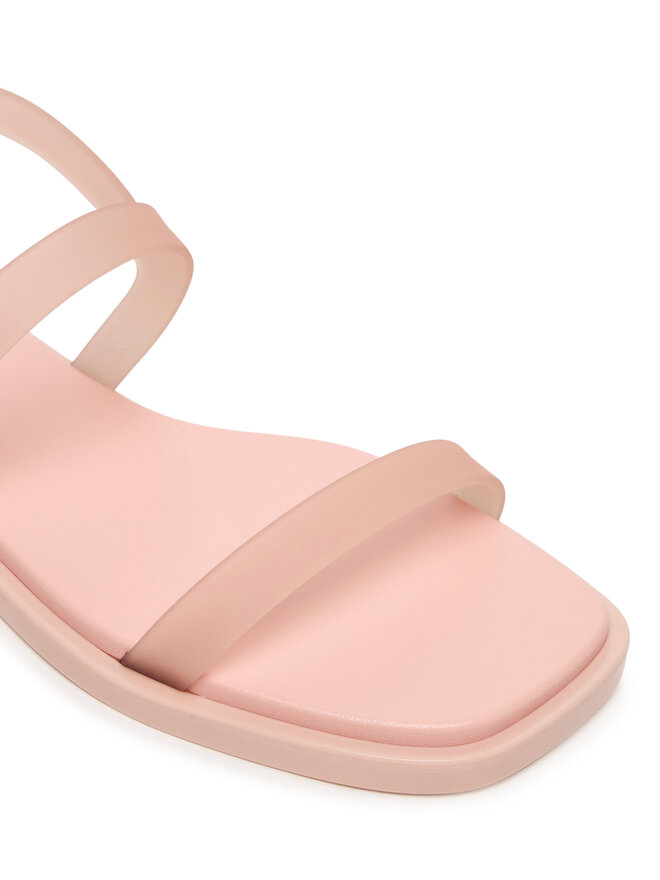 Calvin Klein Sandalen Calvin Klein Jelly Sandal Sling Mat Tran Tpu HW0HW02969 Beige