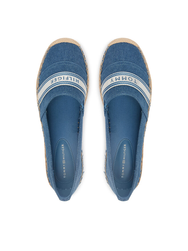 Tommy Hilfiger Espadrilles Tommy Hilfiger Hilfiger Webbing Espadrille FW0FW09334 Blau