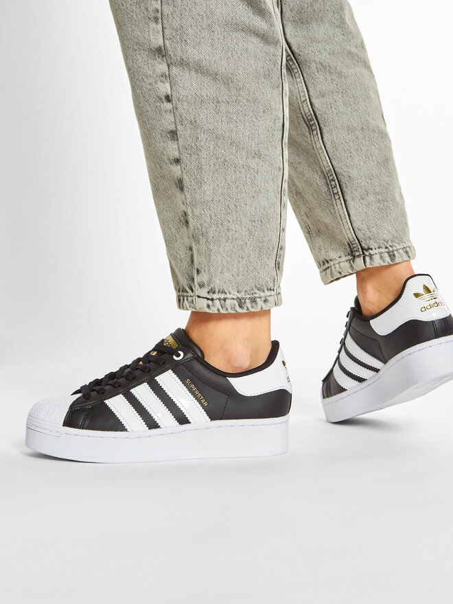 adidas Снікерcи adidas Superstar Bold W FV3335 Чорний