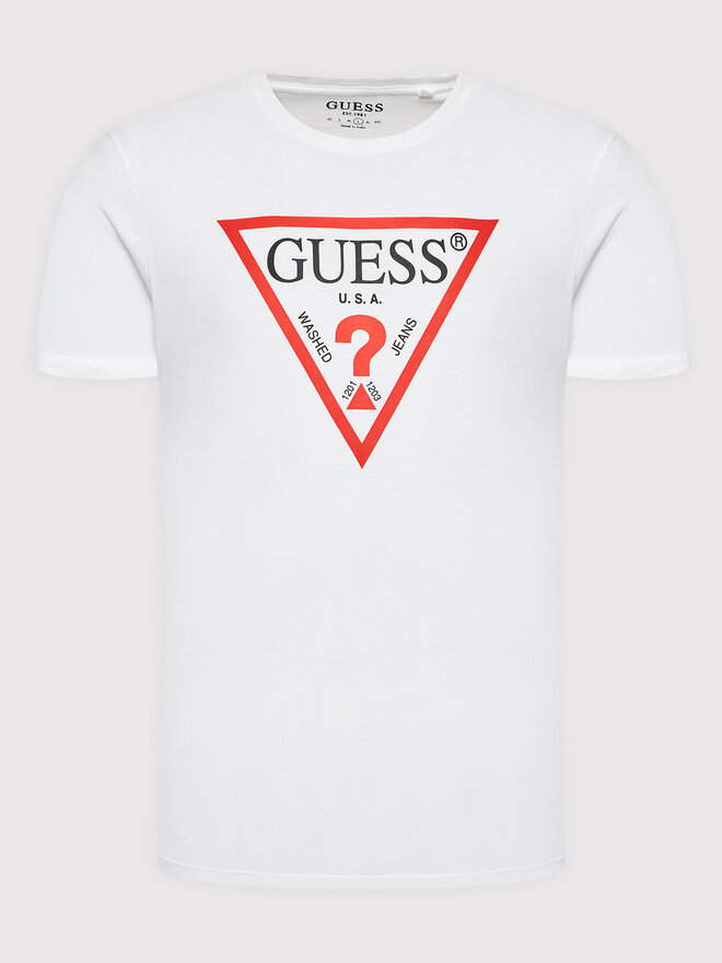 Guess Guess Marškinėliai M2GI68 KBA60 Balta Regular Fit