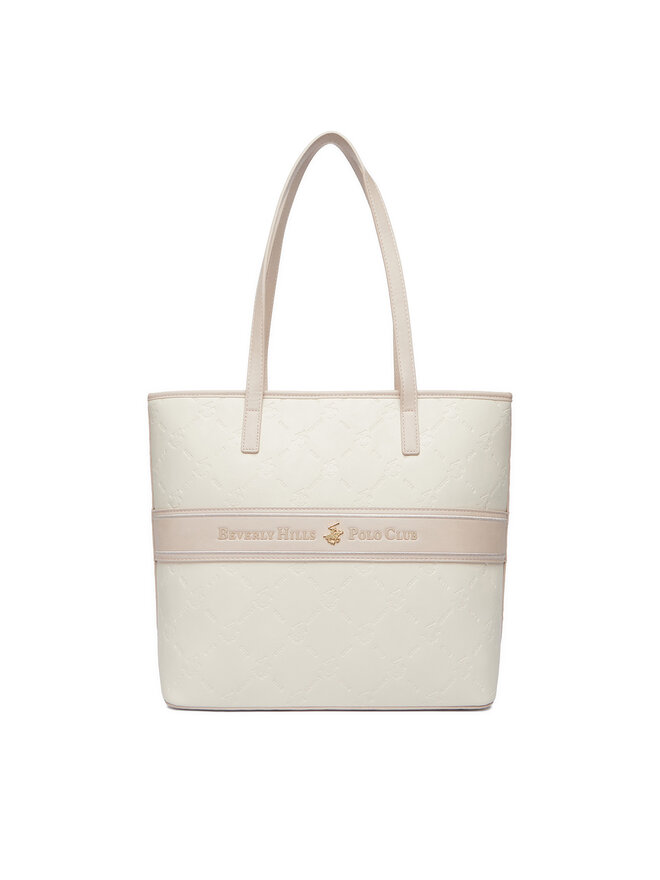 Beverly Hills Polo Club Handtasche Beverly Hills Polo Club EO-BHPC-L-012-09 Écru