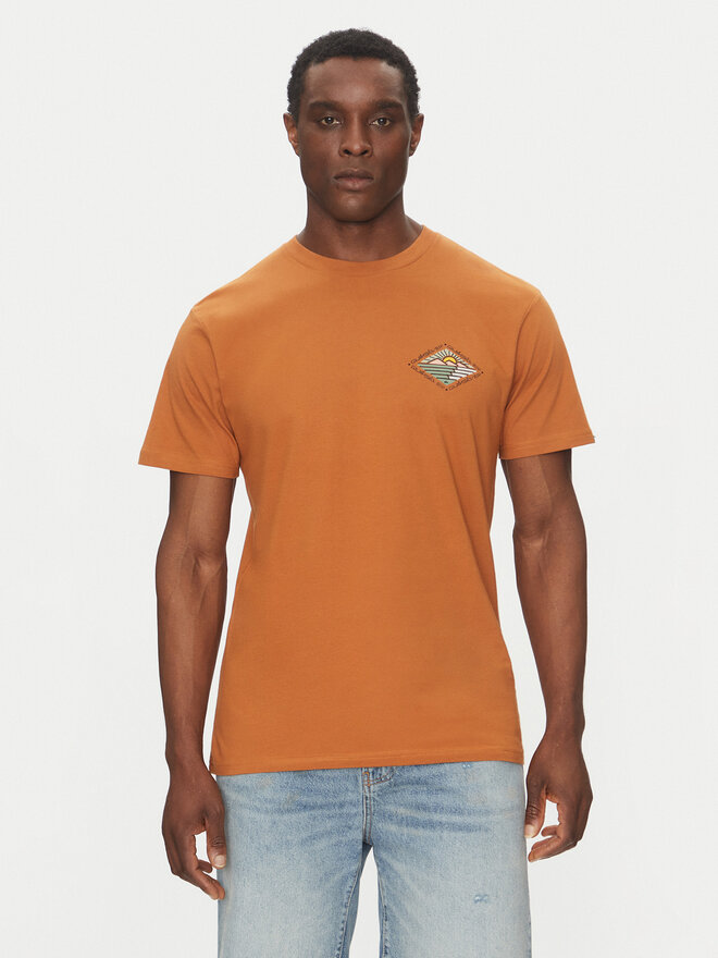 Quiksilver Quiksilver Majica EQYZT08038 Rjava Regular Fit