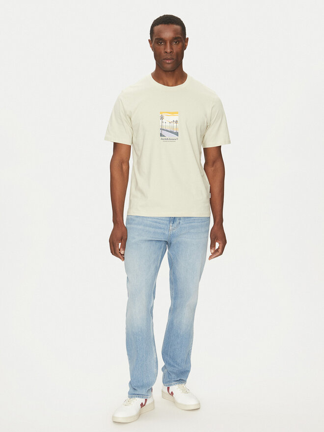 Jack&Jones Jack&Jones Marškinėliai Split Graphic 12273000 Žalia Regular Fit