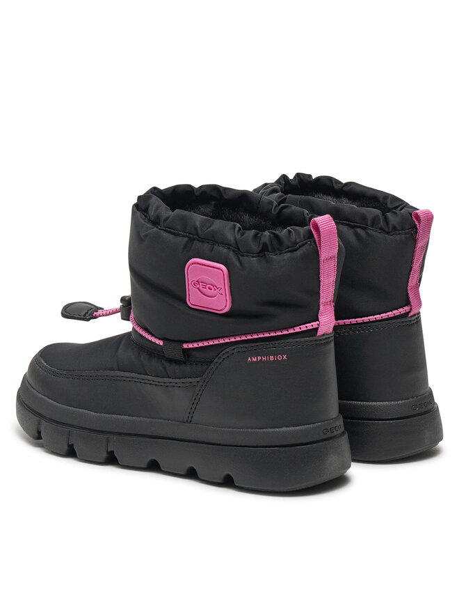 Geox Cizme de zăpadă Geox Willaboom J46HWE 0FU54 C0922 M Negru
