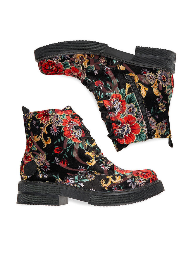 Rieker Schnürschuhe Rieker 72010-90 Bunt