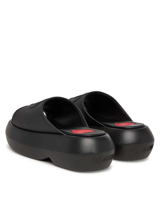 LOVE MOSCHINO Şlapi LOVE MOSCHINO JA28207I0MI40000 Negru