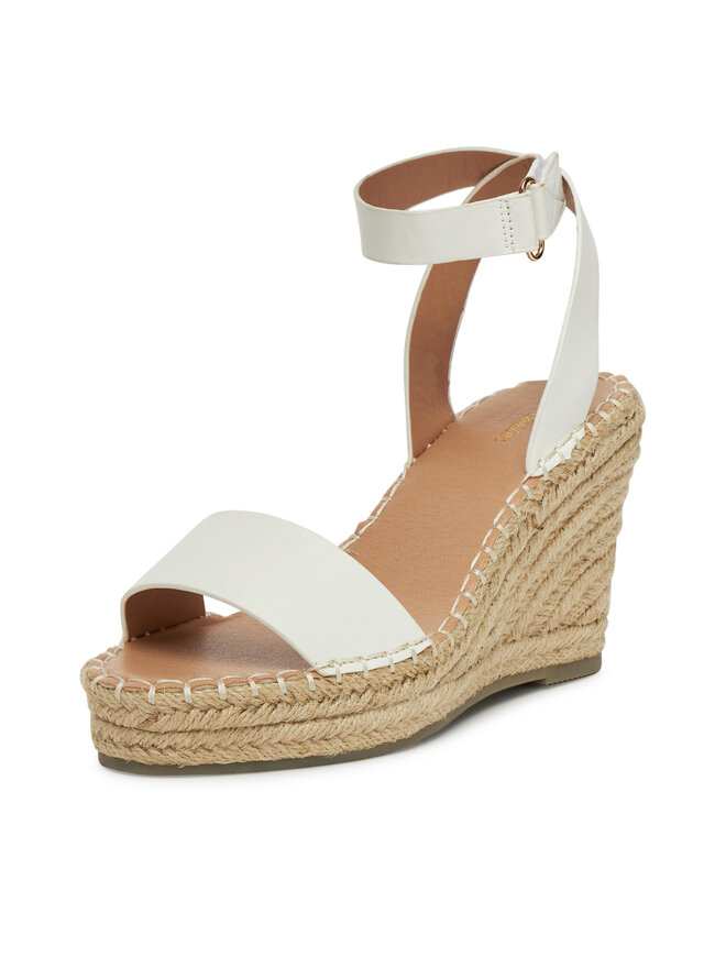 DeeZee Espadrilky DeeZee JSZ2022-06 Biela