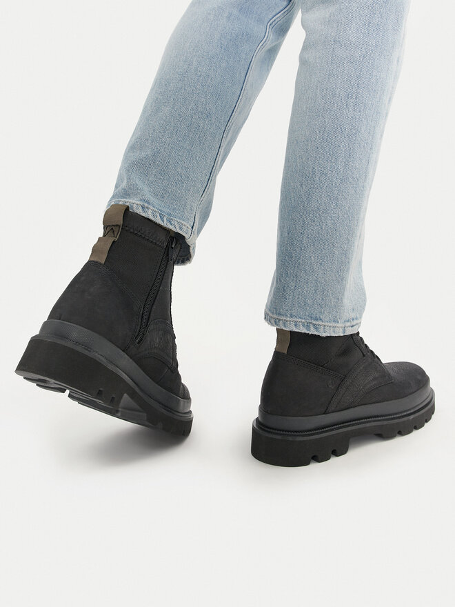 Clarks Schnürstiefeletten Clarks Badell Hi 261734227 Schwarz