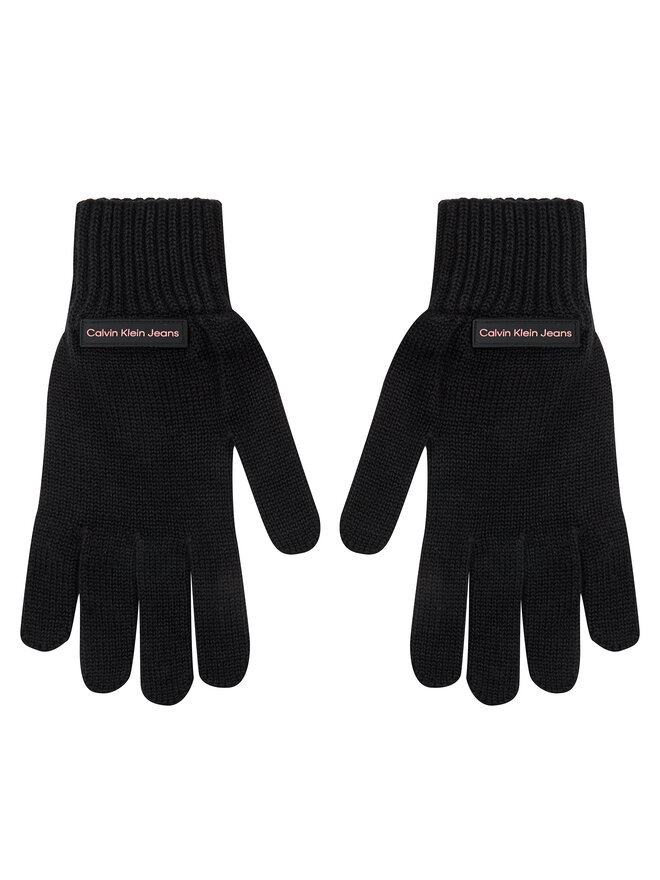 Calvin Klein Mănuși de Damă Calvin Klein Inst Patch K60K612657 Negru