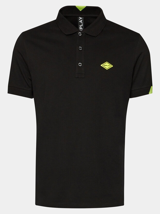 REPLAY Replay Pólóing M3540A.000.20623 Fekete Regular Fit