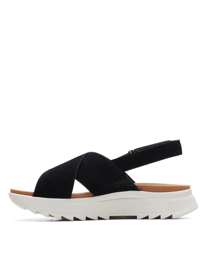 Clarks Σανδάλια Clarks DashLite Wish 26171948 Μαύρο