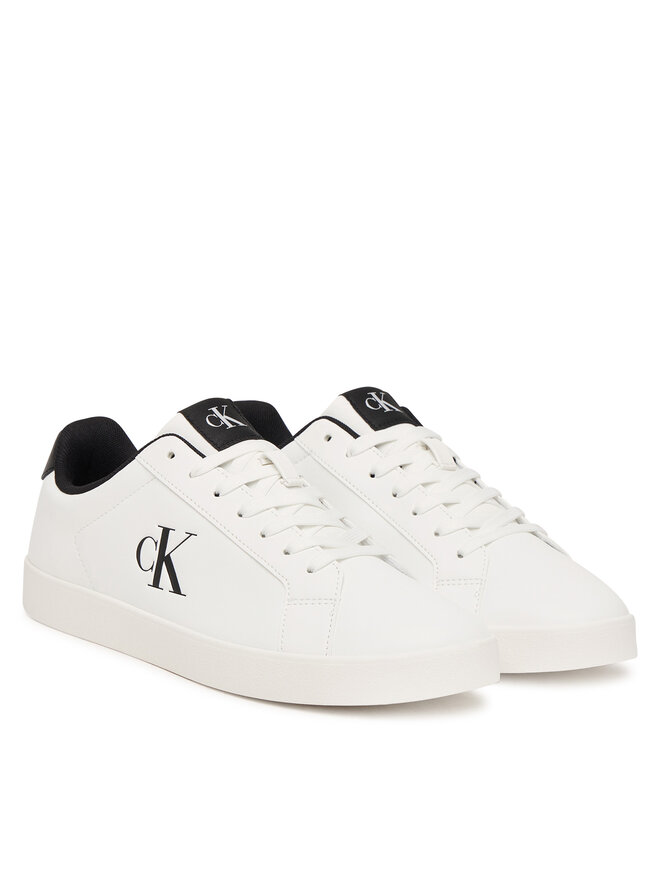 Calvin Klein Sneakers Calvin Klein 3 Cupsole Derby Pu Smo HM0HM02458 Weiß