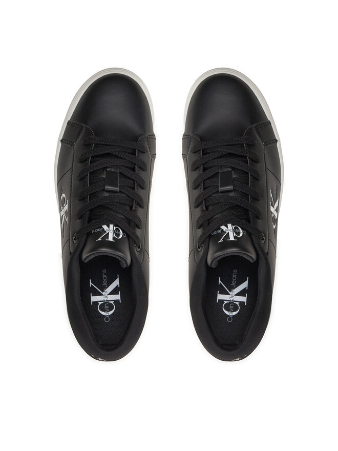 Calvin Klein Jeans Αθλητικά Calvin Klein Jeans Classic Cupsole Lowlaceup Lth Wn YW0YW01444 Μαύρο