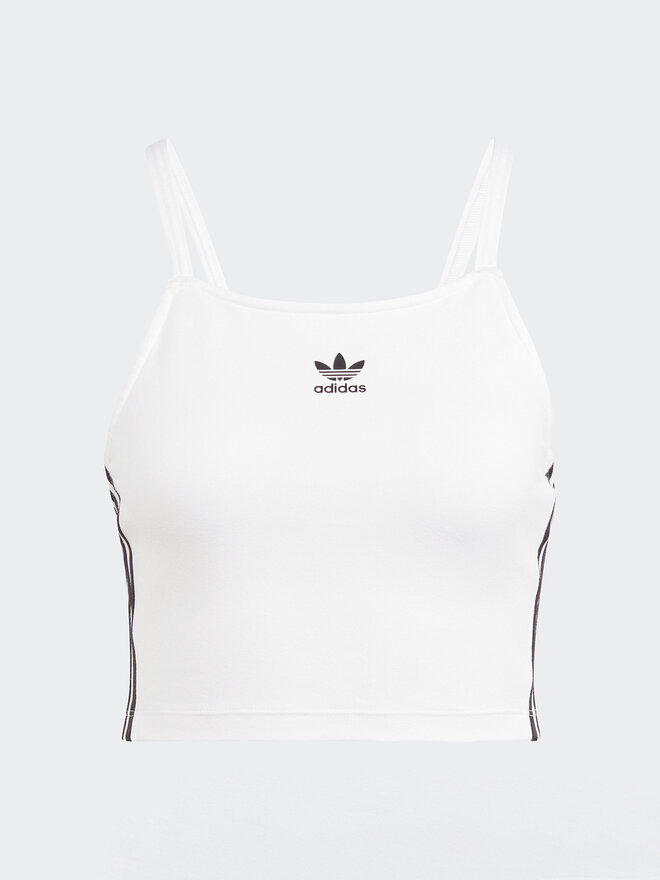 adidas adidas Τοπ adicolor 3-Stripes IN8377 Λευκό Slim Fit