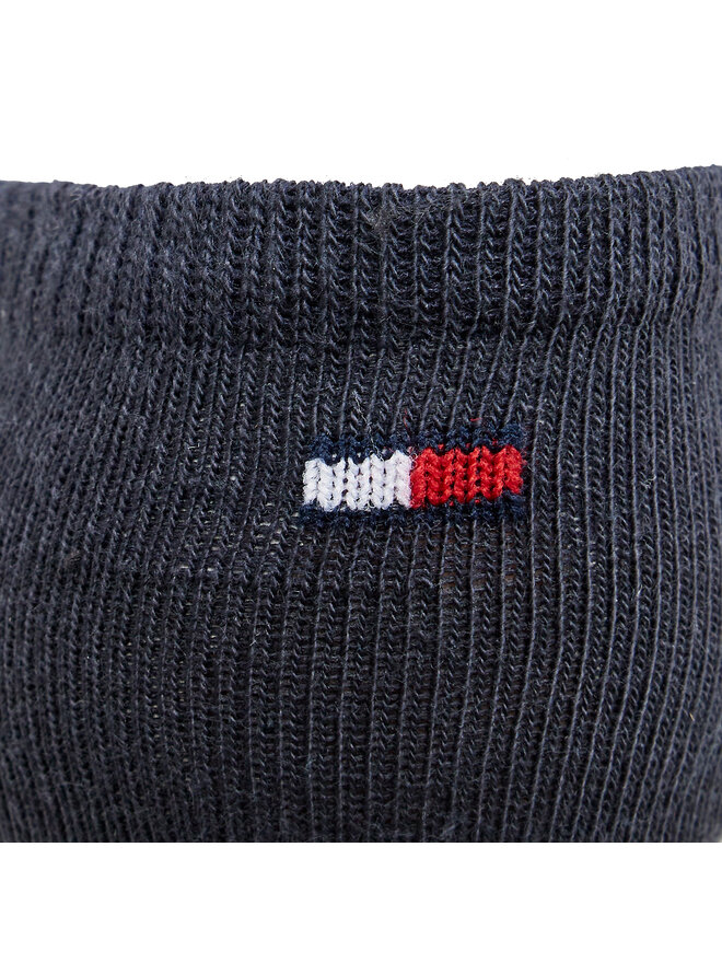 Tommy Hilfiger Zestaw 2 par niskich skarpet dziecięcych Tommy Hilfiger 301390 Granatowy