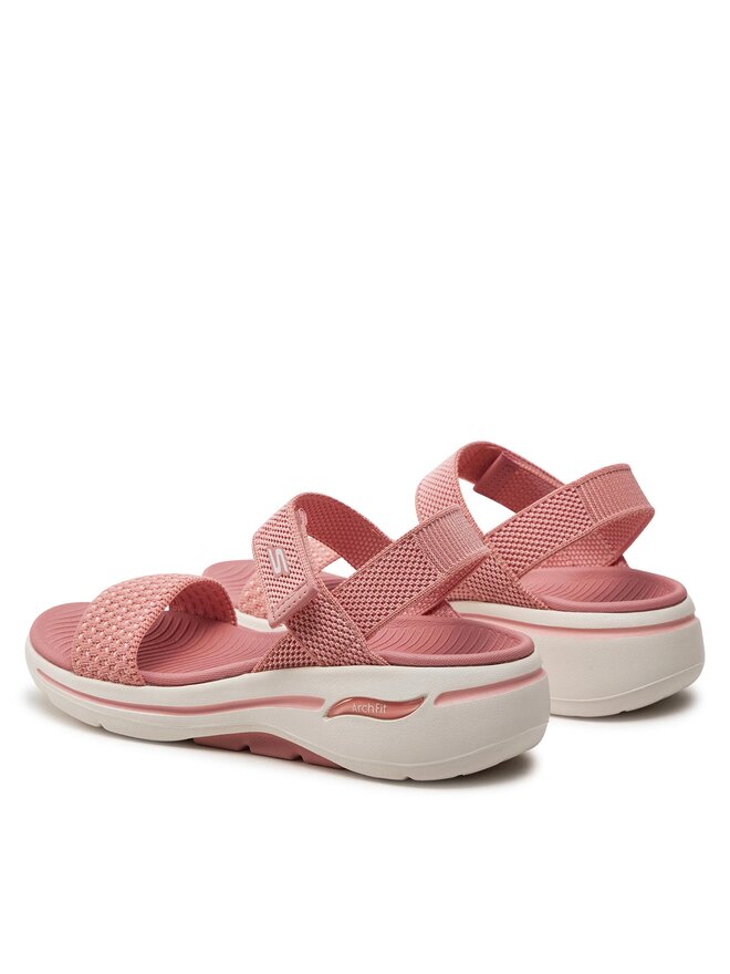 Skechers Sandały Skechers Go Walk Arch Fit Sandal-Polished 140264/ROS Różowy