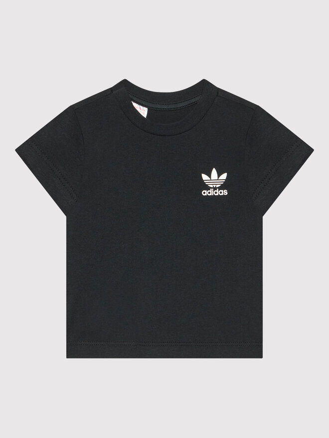 adidas adidas Marškinėliai adicolor HC1915 Juoda Regular Fit