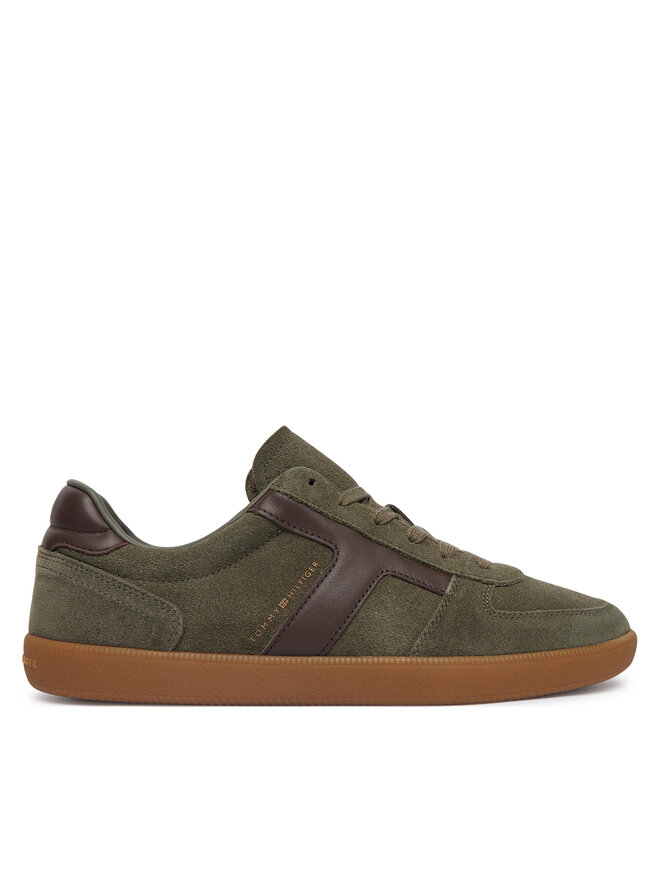Tommy Hilfiger Sneakers Tommy Hilfiger Th Tribeca Sneaker Suede FM0FM06069 Dunkelgrün