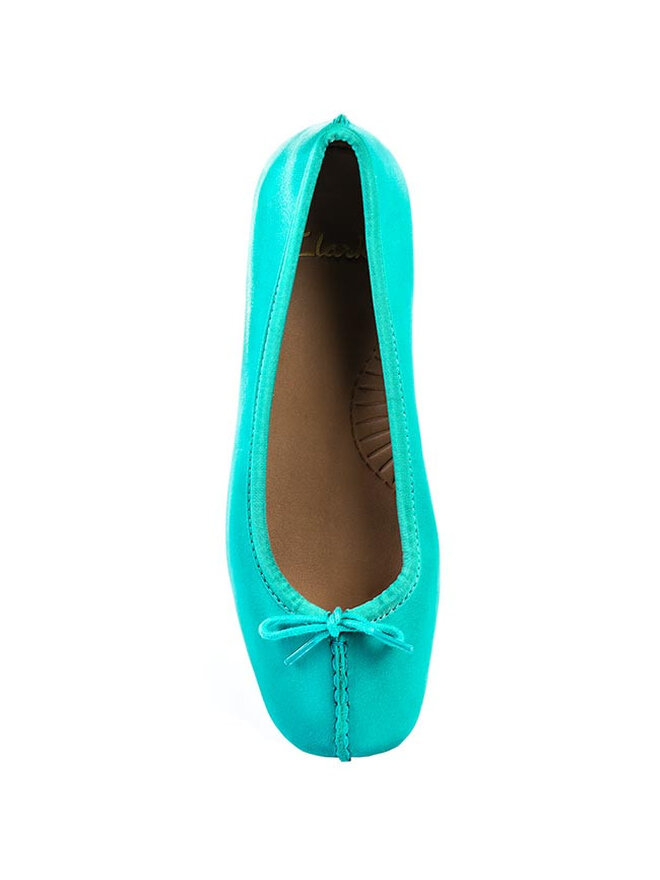 Clarks Балетки Clarks Freckle Ice 203573684 Голубий