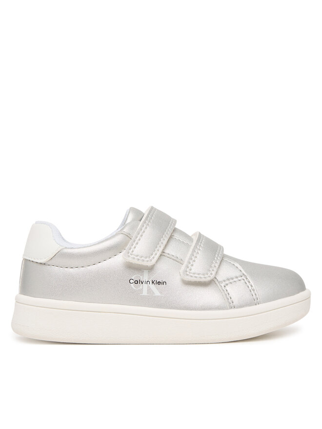 Calvin Klein Sneakers Calvin Klein Low Cut Velcro V1A9-83205-0376 M Silberfarben