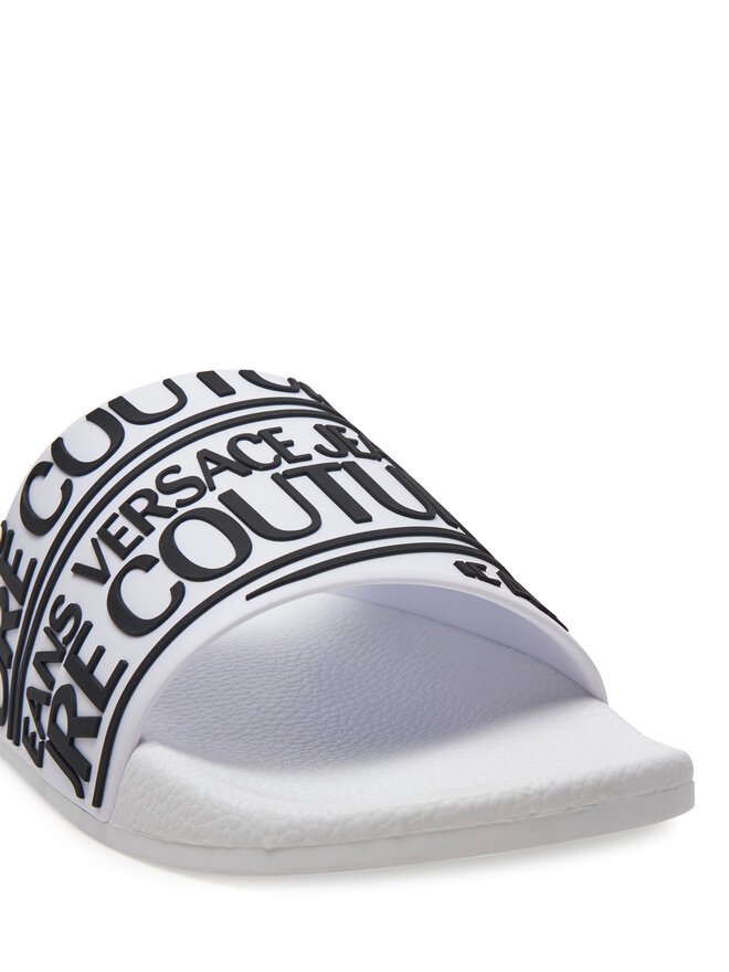 Versace Jeans Couture Παντόφλες Versace Jeans Couture 78YA3SQ1 Λευκό