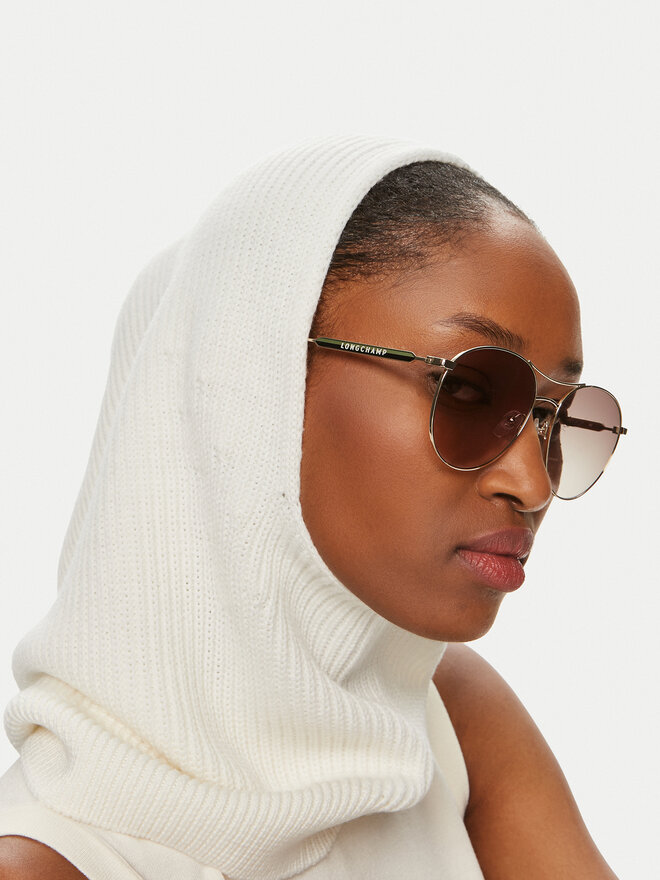 Max Mara Leisure Шапка маска Max Mara Leisure Carmela 2426576028 Бял