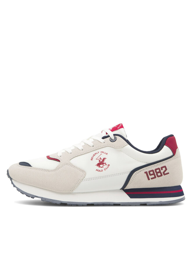 Beverly Hills Polo Club Sneakersy Beverly Hills Polo Club MILO-01 Biela