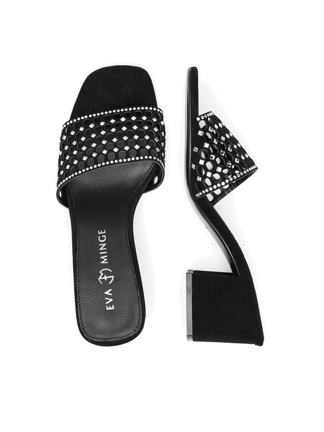 Eva Minge Şlapi Eva Minge VERA-1559-2-1 Negru