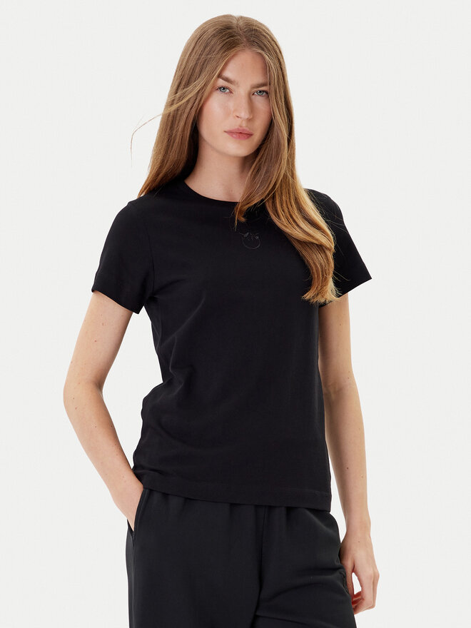 PINKO PINKO Camiseta Bussolotto 100355 A2RD Negro Regular Fit